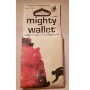 Mighty Wallet - "Painting the Universe".  DYNOMIGHTY Folded Origami Wallet - NWT